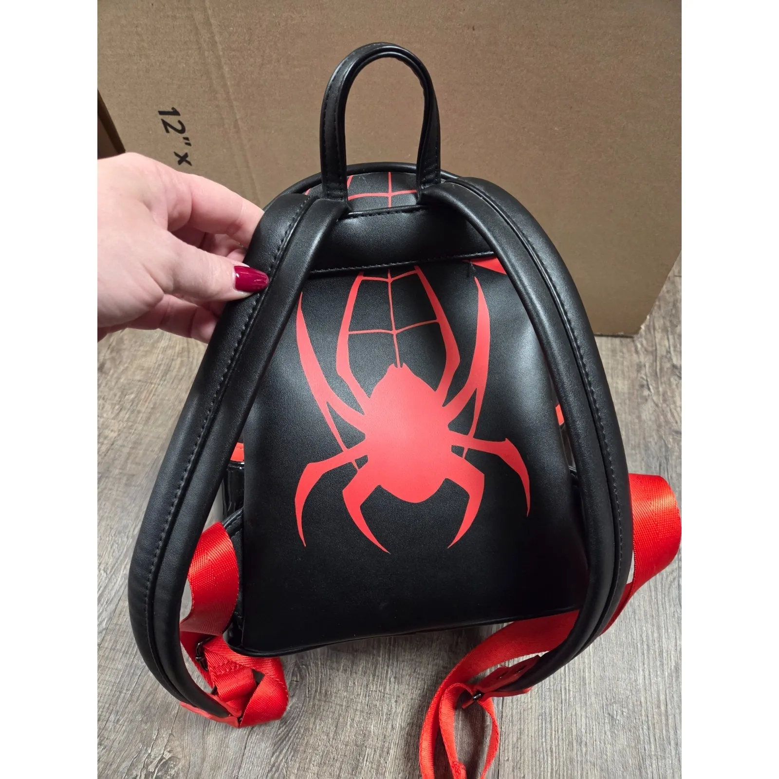 Marvel Comics Spider-Man Miles Morales Cosplay Mini Backpack Lounge Fly - Image 8