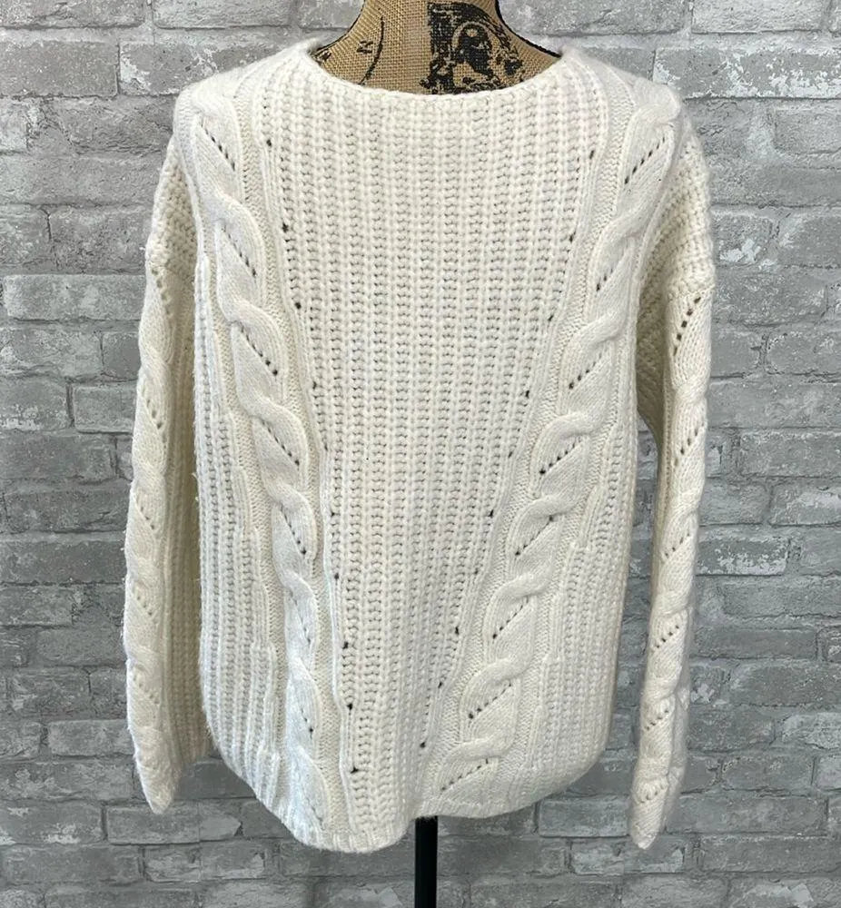 Anthropologie Ramona Cable-knit Sweater - Image 4