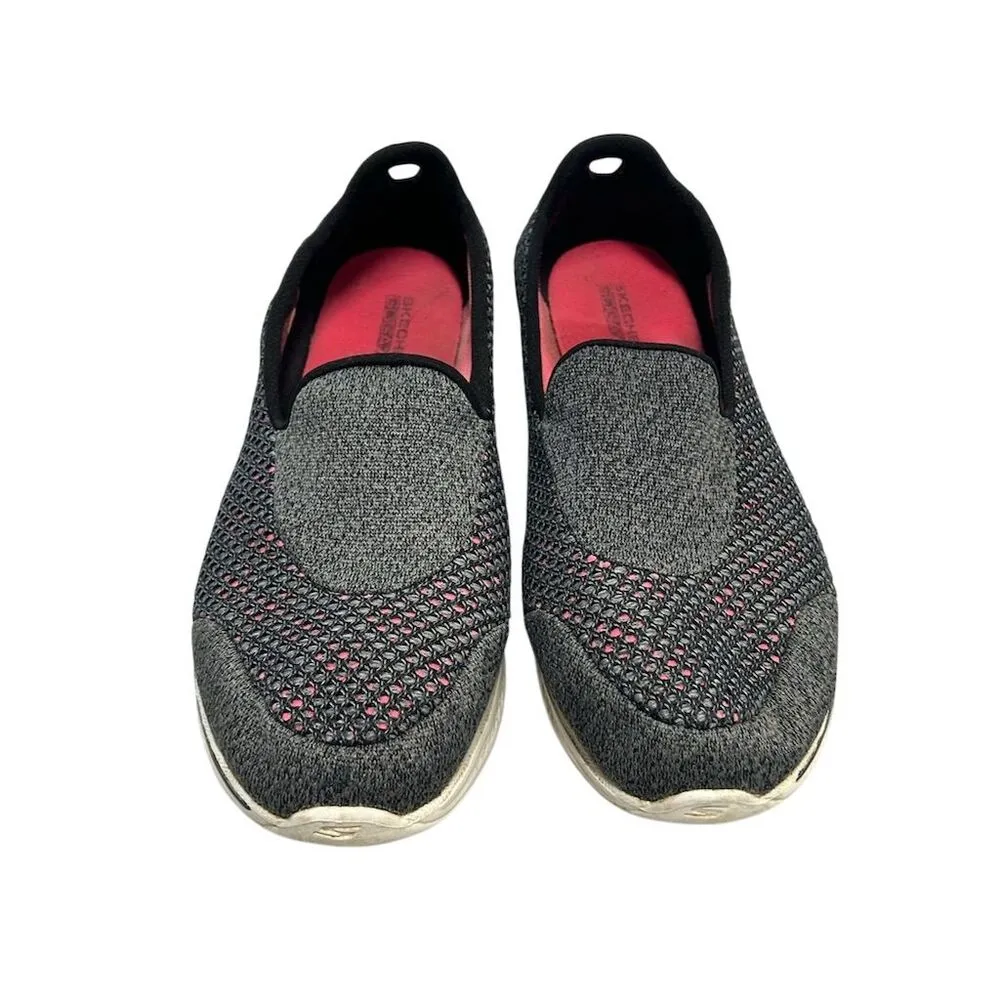 Skechers Women's Go Walk 4 Slip-On Walking Shoes Size 9 Multicolor - Black - Image 4