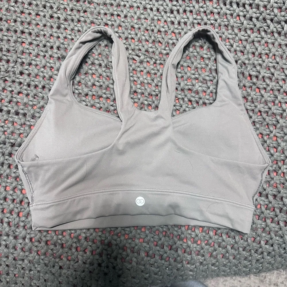 CALIA Sports Bra with Racerback Design Brown - Image 2
