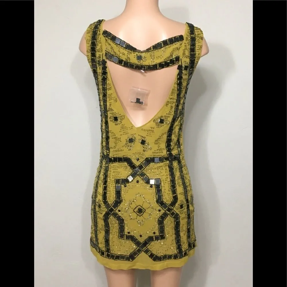 New. Speak Easy Beaded dress. Size 6. RUNS SMALL. Retails $249 - Image 7