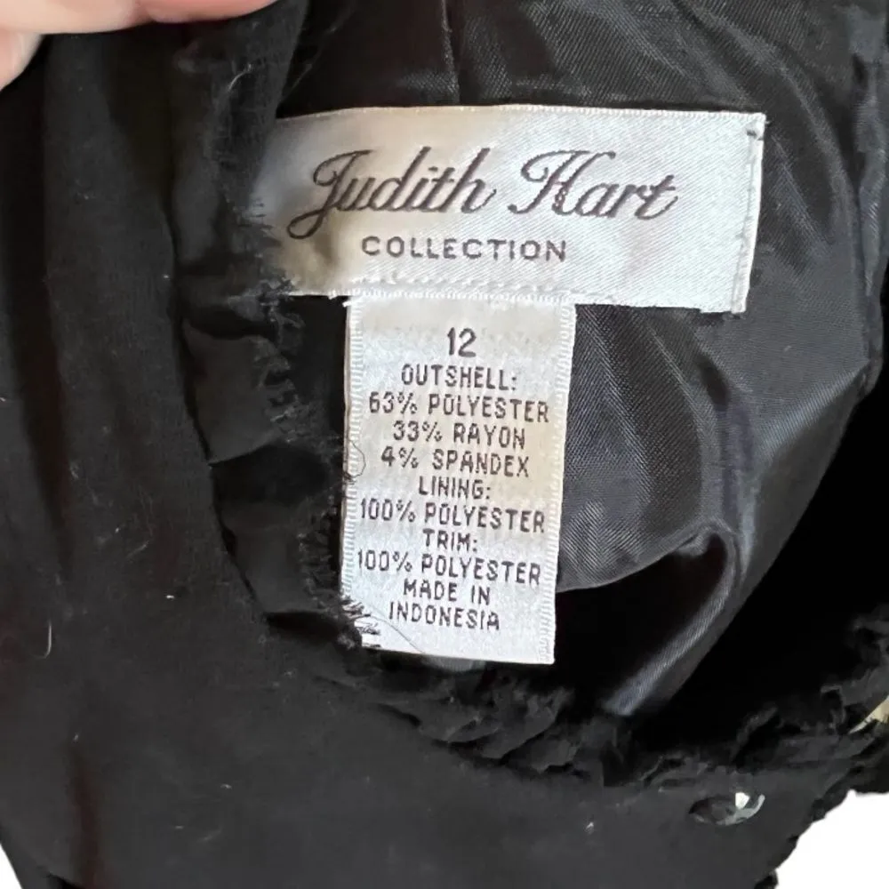 Judith Hart Collection Black Suit Jacket nwt‎ Size 12 - Image 5