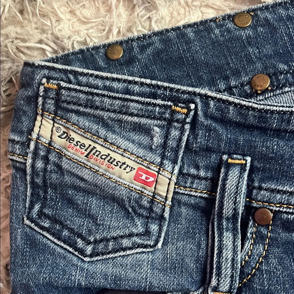 Diesel Y2K Matic Low rise Italian made  Denim Jeans - Image 5