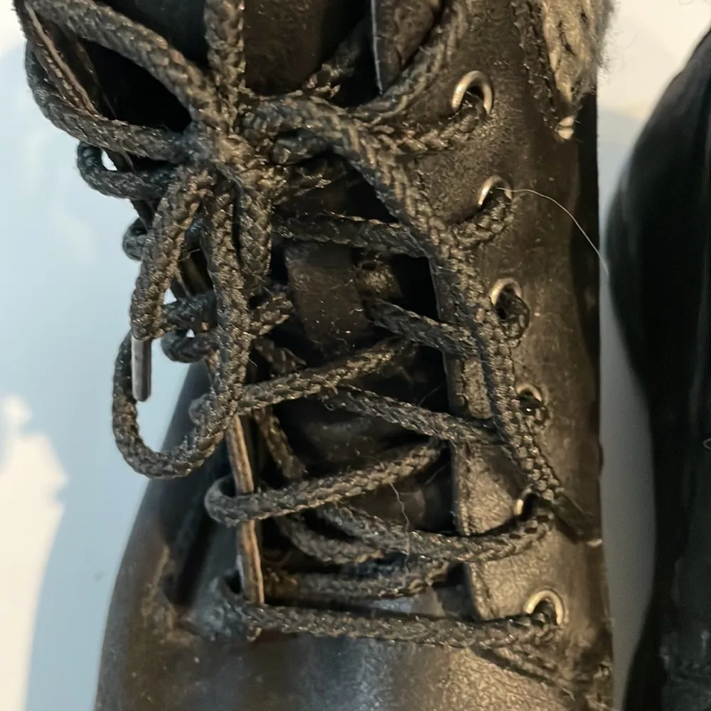 Black tie up ankle boots  by White Mountain - Image 2