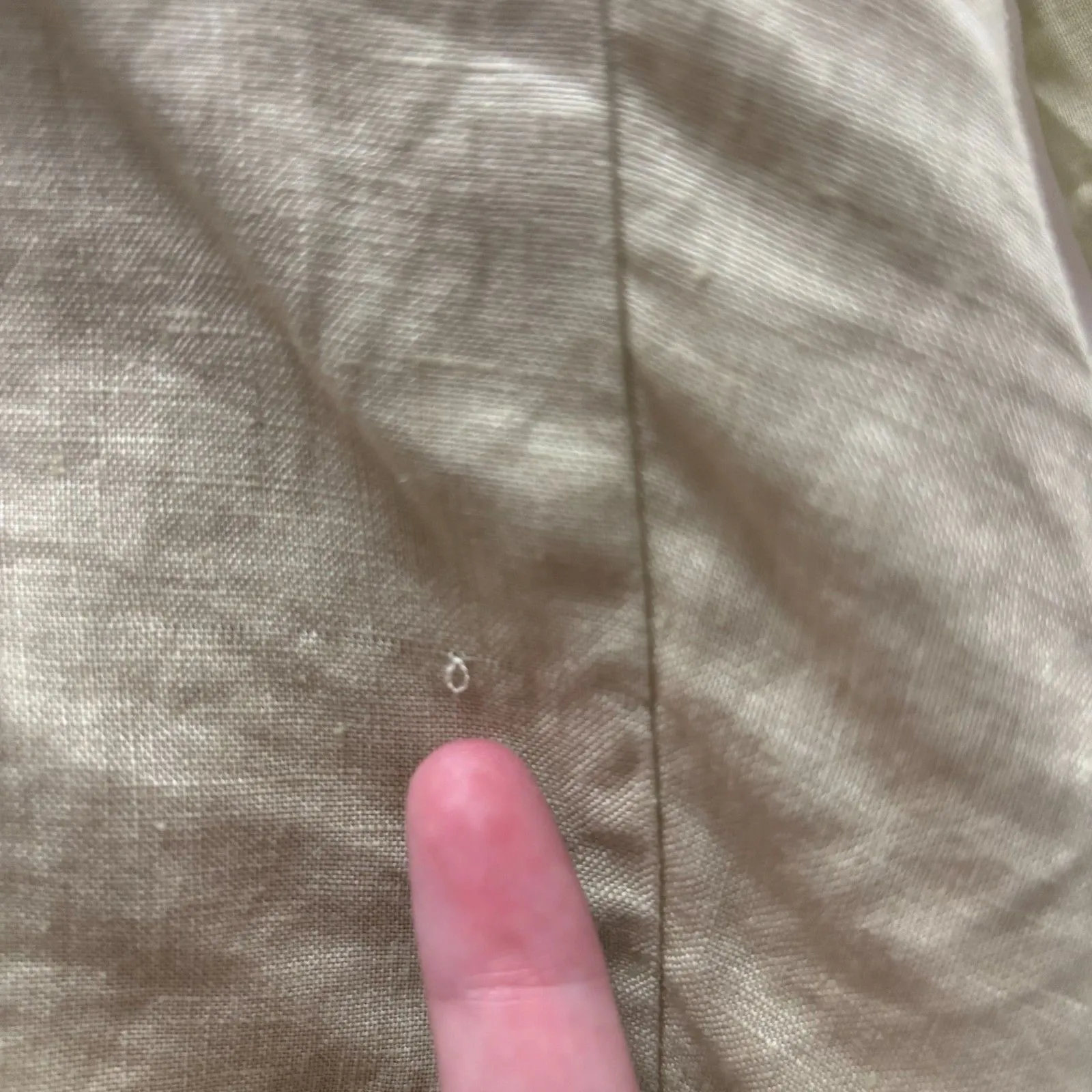 Vintage Richard Malcolm Button Up Shirt 100% Irish Linen Green Size Medium‎ - Image 2