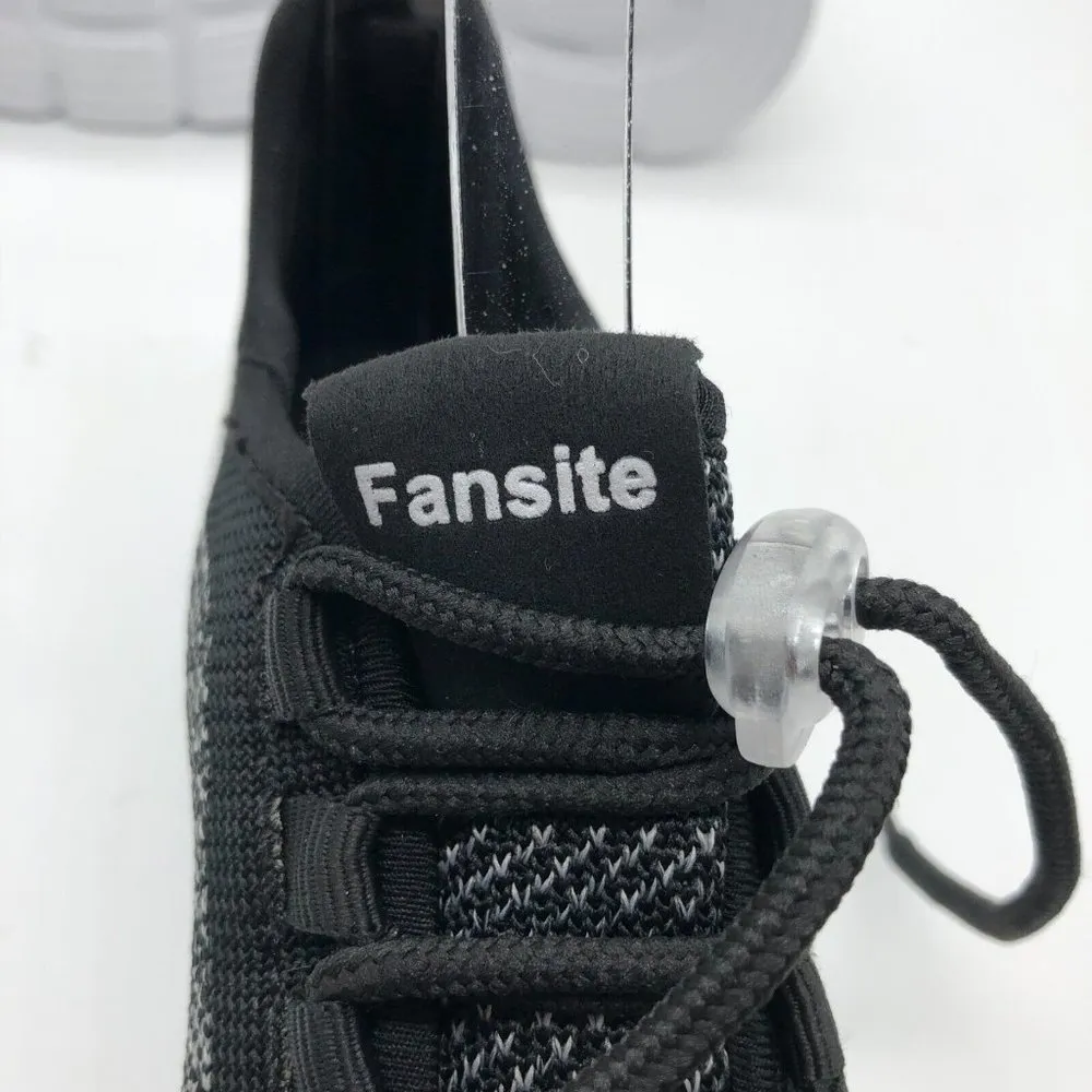 Fansite Womens Mesh Sneakers Lace Up Drawstring Athletic Gray US Size 6 - Image 6