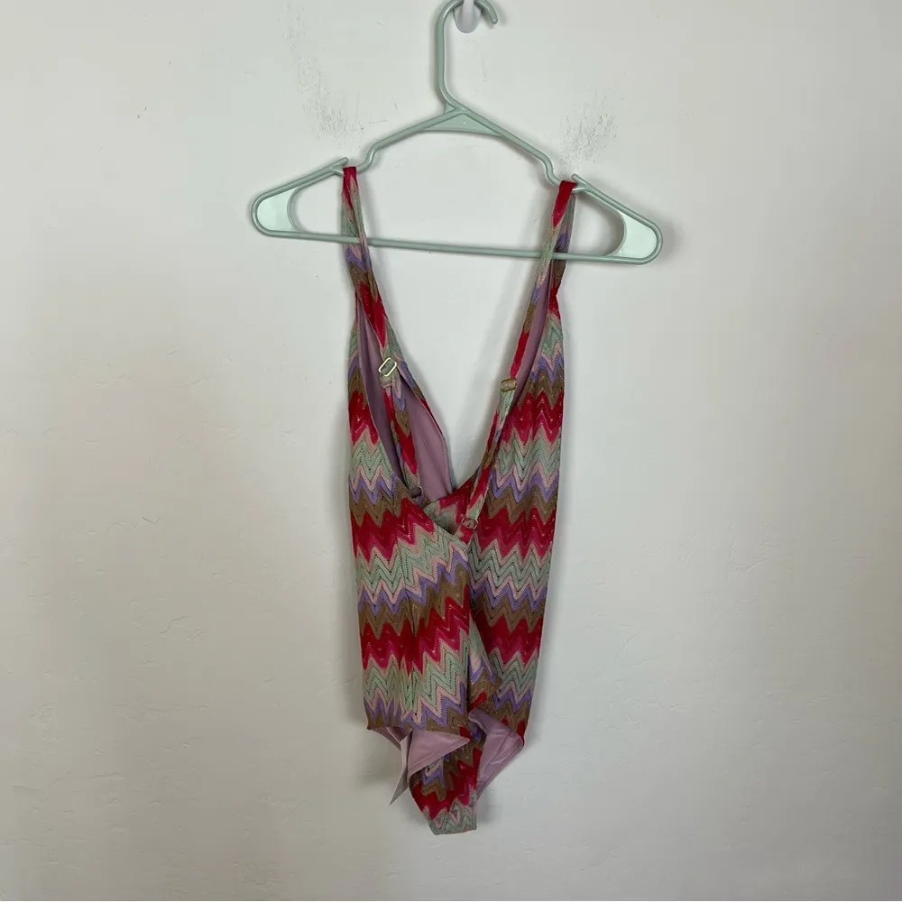 Show Me Your MuMu Biarritz Zigzag Knit Bodysuit - Image 7