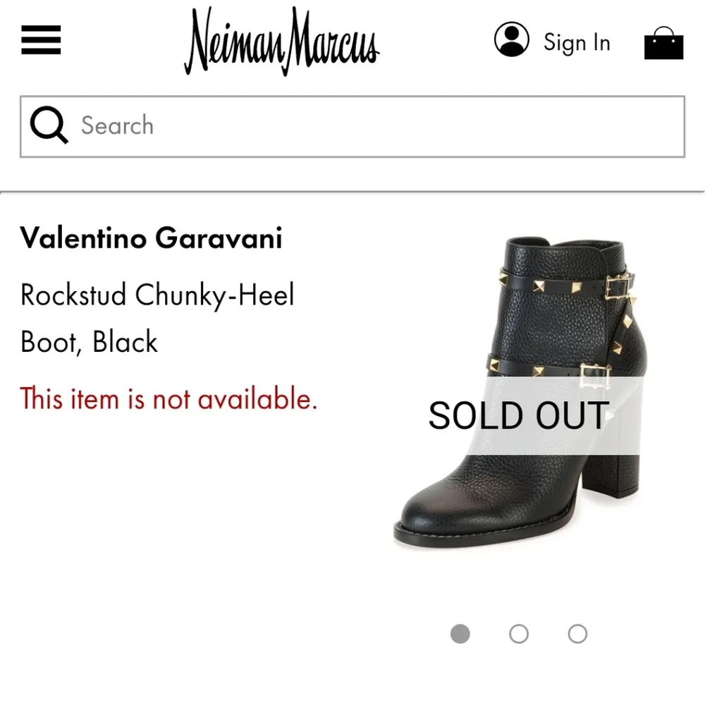 100% Authentic Valentino Garavani Chunky Heel Boots - Image 7