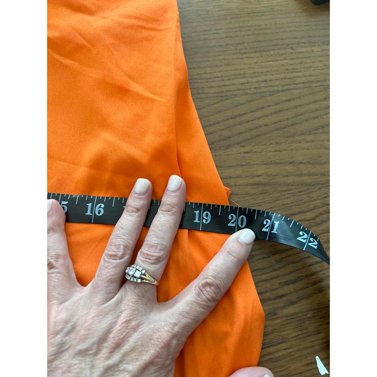 Vibrant French Connection Orange Tee - Size S - Image 5