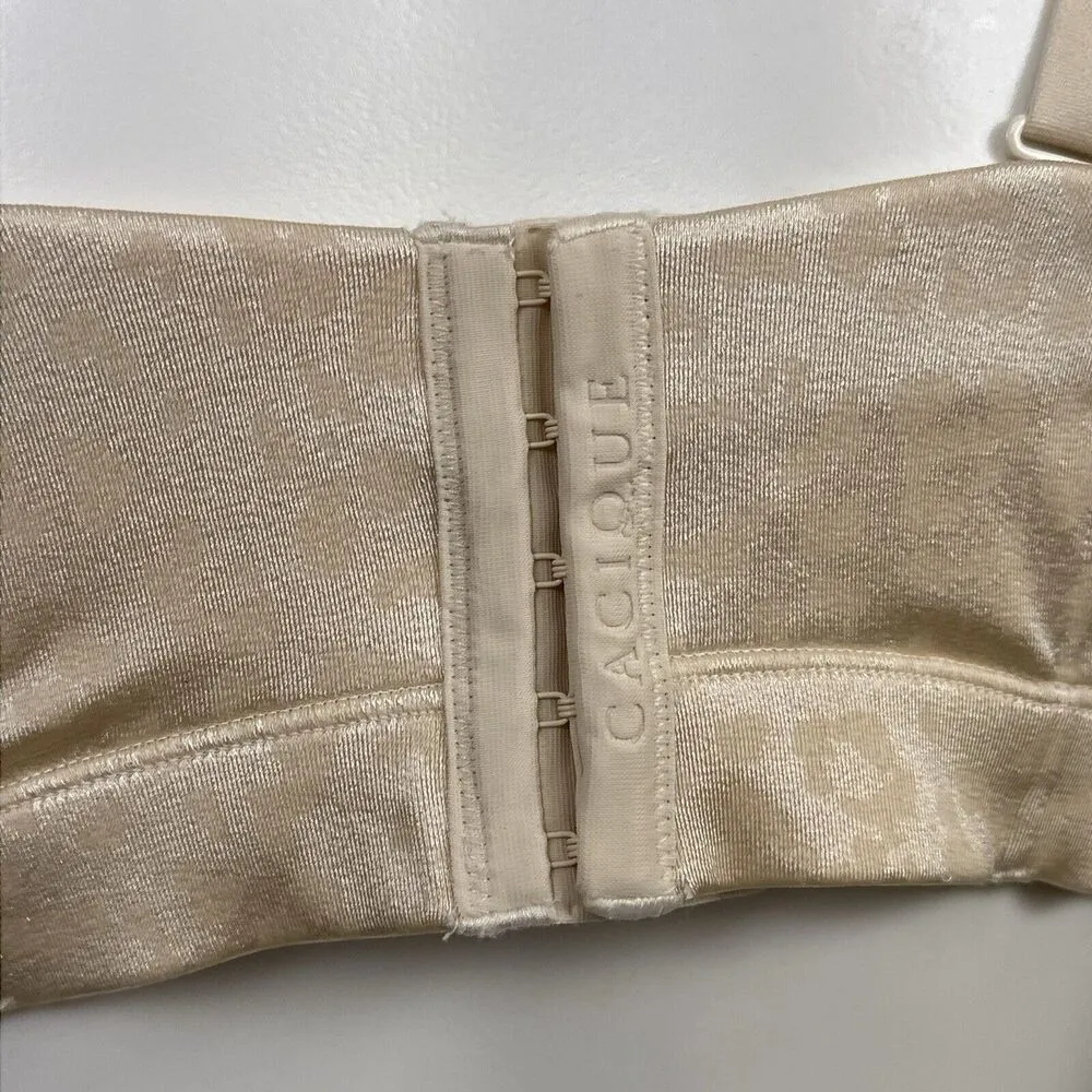 New Cacique Bra 44DDD Lightly Lined Multiway Strapless Comfort Bliss Satin NWD - Image 7