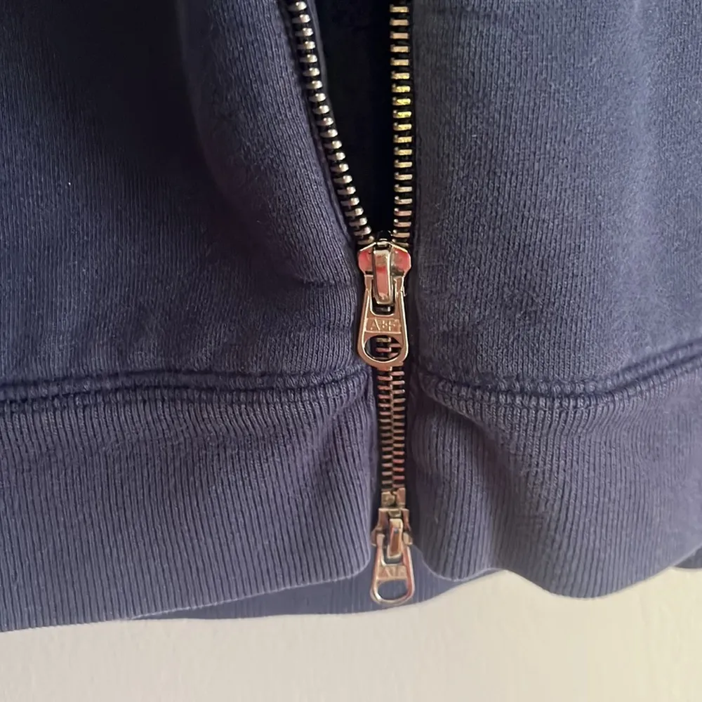 Abercrombie and Fitch navy blue hoodie - Image 7