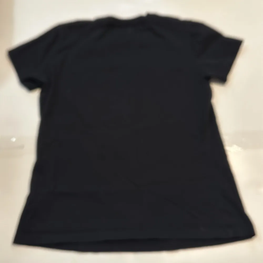 True Religion Black Large Rhinestone Grey Short Sleeve Womens Y2K - Image 7