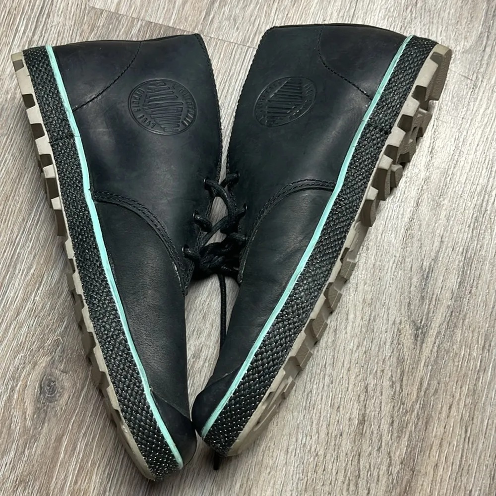 Palladium Leather Ankle Chuka Boots Size 7.5 - Image 4