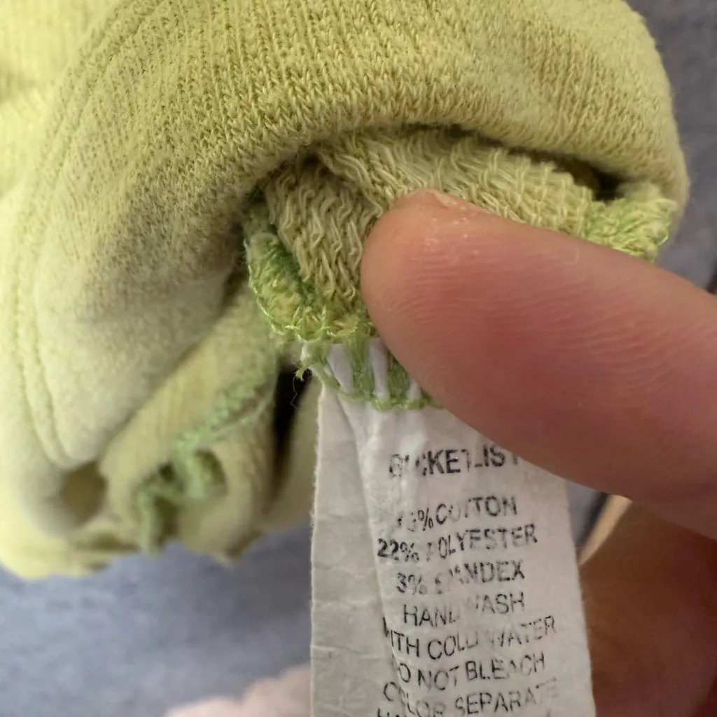 BUCKETLIST Women's Medium Light bright green oversized romper - Image 6