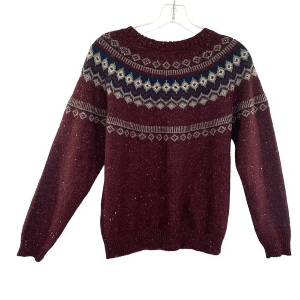 Weatherproof  Vintage Women’s Fair Isle Acrylic Sweater - Image 10