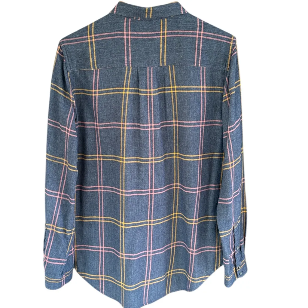 EUC Toad&Co Plaid Button Down Top Size Large - Image 7