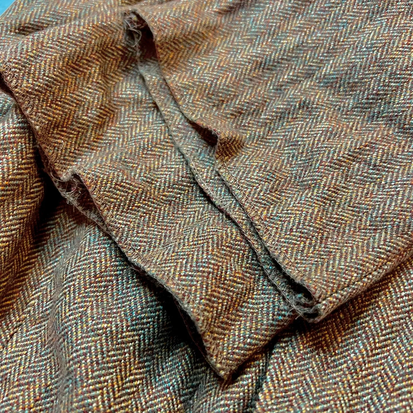 Paul Stewart Womens Trouser Pant Size 4 Wool Silk Cashmere Menswear Inspired‎ Brown - Image 10