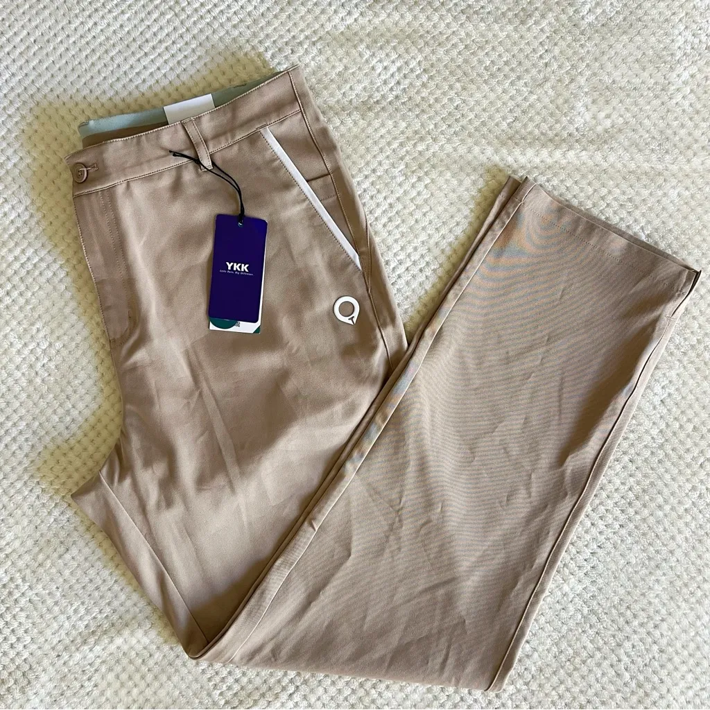 Lesmart Women's Stretch Khaki Golf Pants Tan Size 12 - Image 2