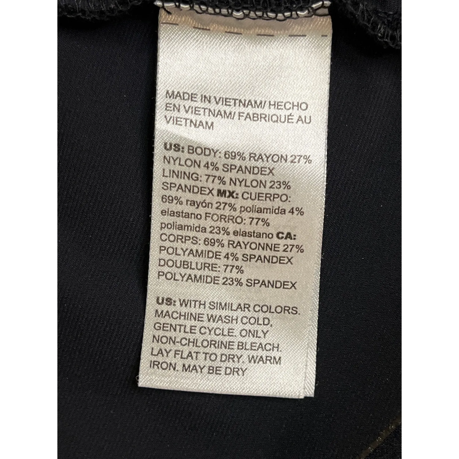 Chico’s Black SO Slimming 360 Juliet Full Length Ponte Knit Slim Pants, Size 16 - Image 10