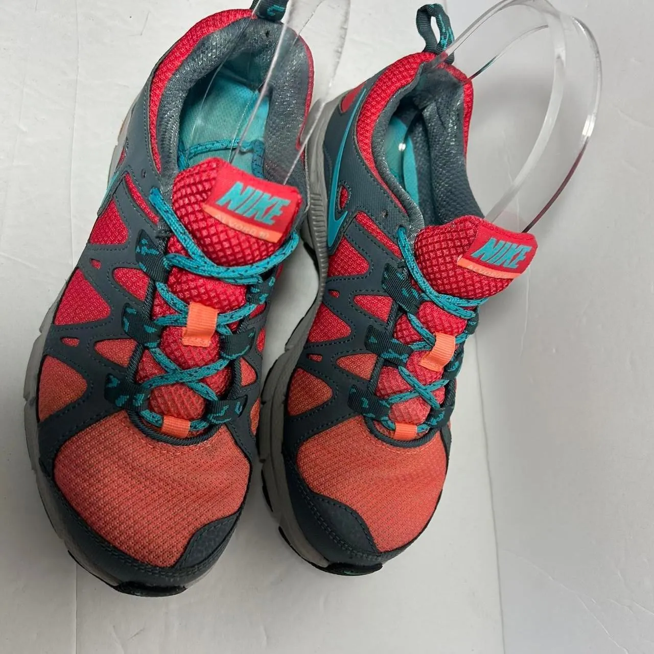 Nike Alvodo 10 Orange Red Grey Athletic Shoes 6.5  512038-601 - Image 2