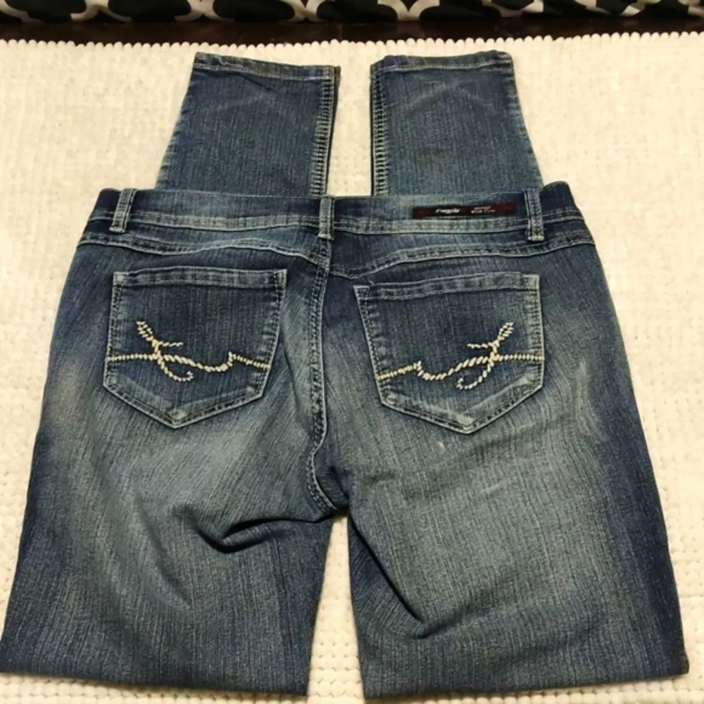Fragile Denim Blue Skinny Jeans Size 9 EUC #3294 - Image 2