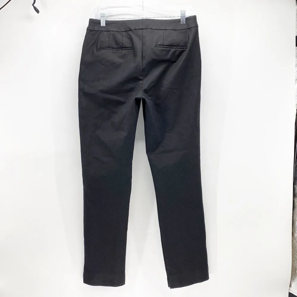 Boden black split ankle high waisted straight leg Office casual everyday sz 6 - Image 5