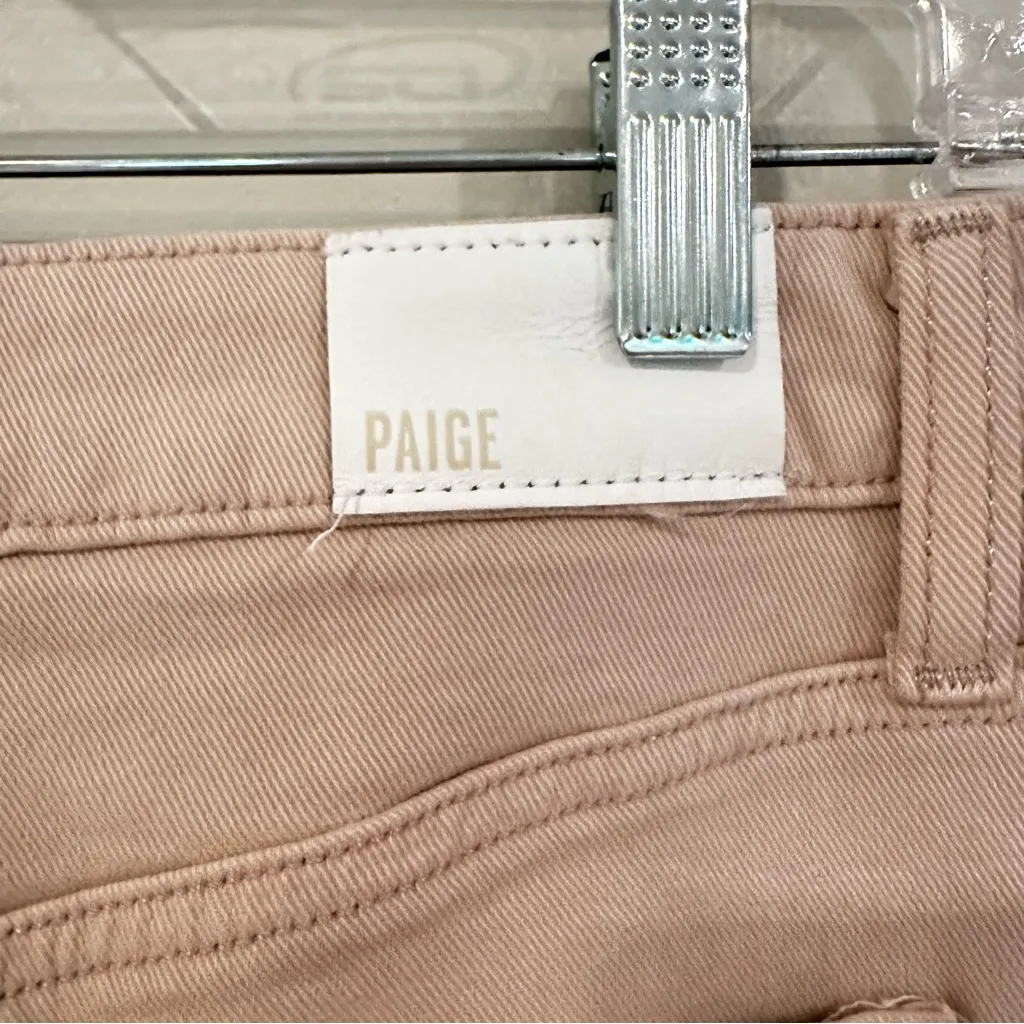 PAIGE‎ Angela Midi Denim Skirt Women’s 6 (28) Soft Beige Preppy Classic Casual - Image 11