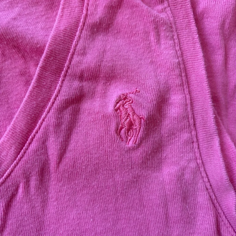 Ralph Lauren pink cotton logo tank top - Image 3