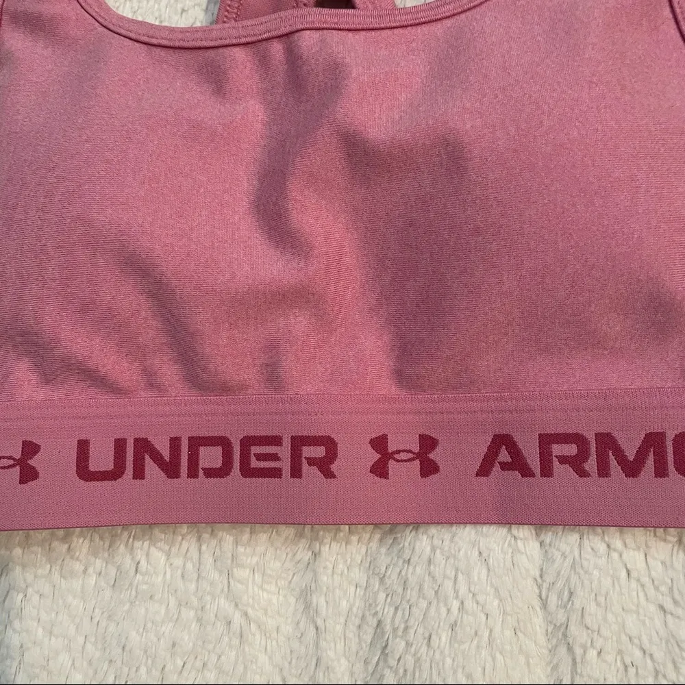 Under Armour Crossback Mid Heather Bra - Image 4