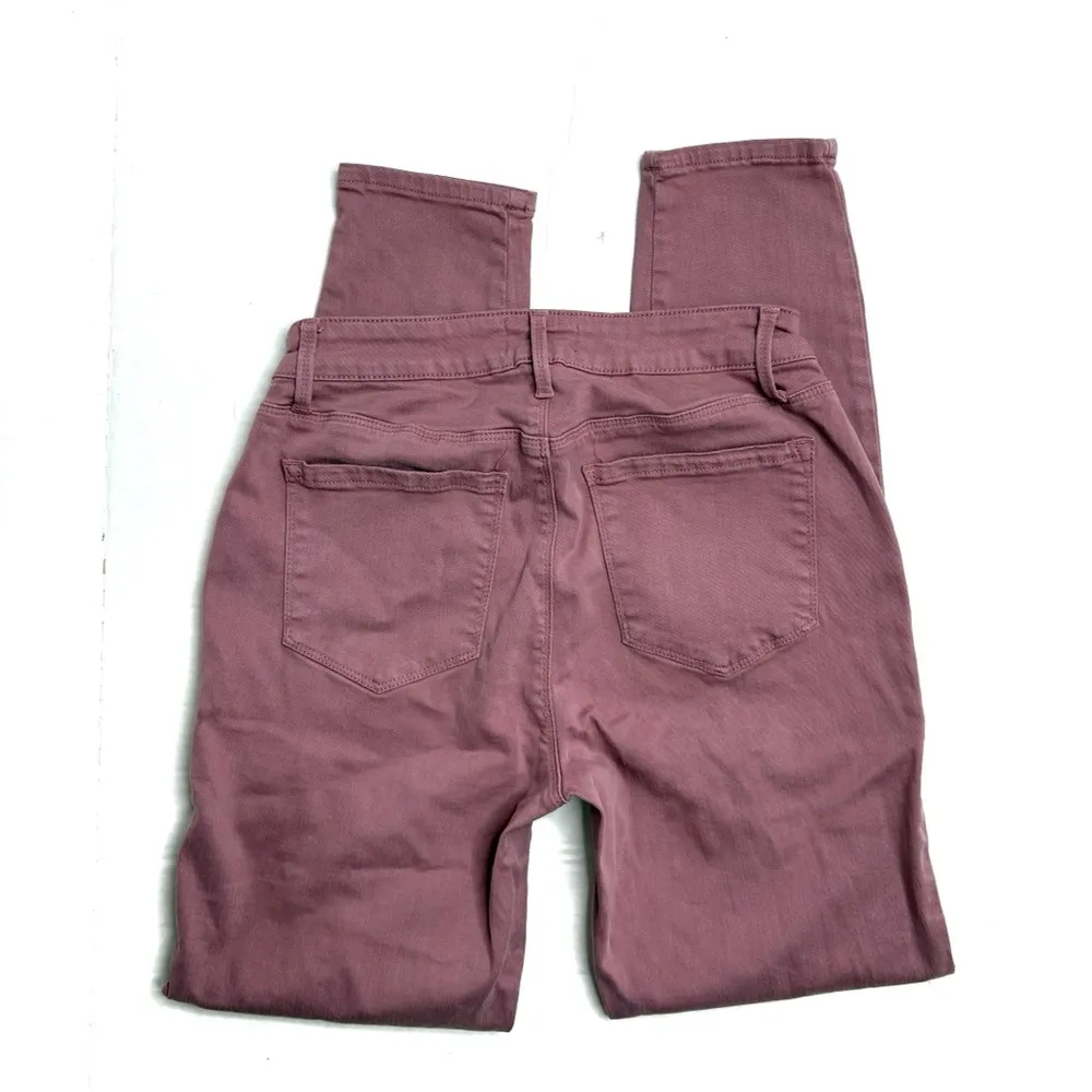 Pistola Mauve Dusty Purple Skinny Cargo Zipper Utility Jean - Image 4