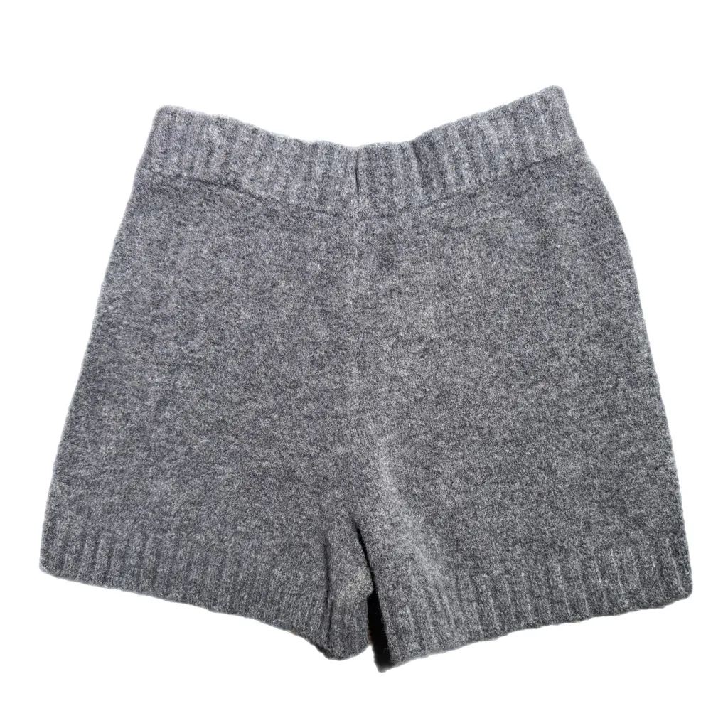 RAILS Clover Shorts Wool Cashmere Blend Stretch Loungewear Gray Womens Sz Small - Image 6