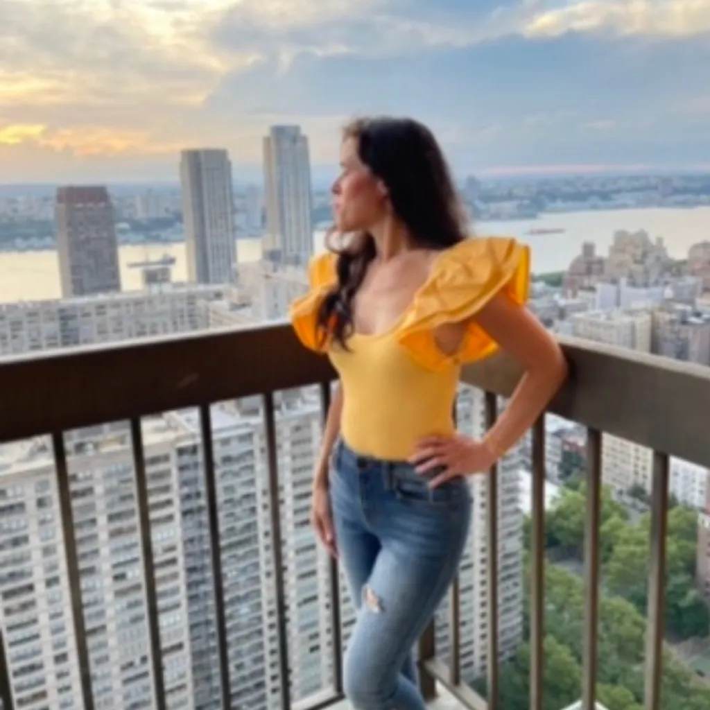 NWT Zara Yellow Ribbed Ruffle Bodysuit - Image 3