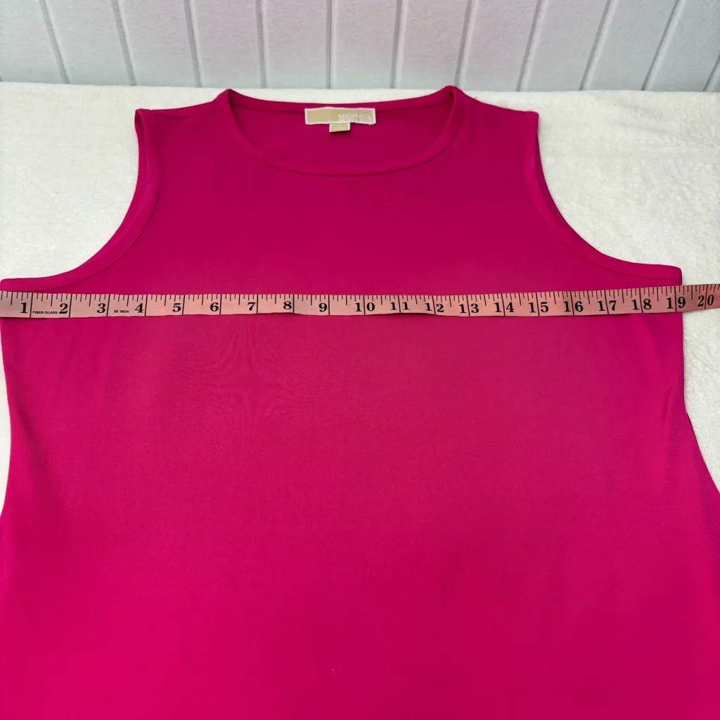 Michael Kors Pink‎ Tiered Ruffled Mini Dress Size L - Image 7