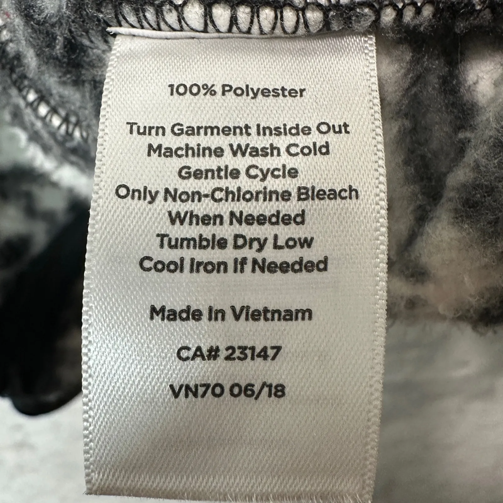 Talbots Women Black White Fair Isle Fleece Zip Jacket L Nordic Skiwear Wintercre - Image 5