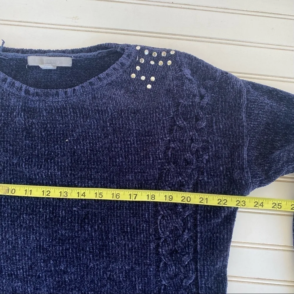 Studded pullover sweater Size Large Blue - Image 7