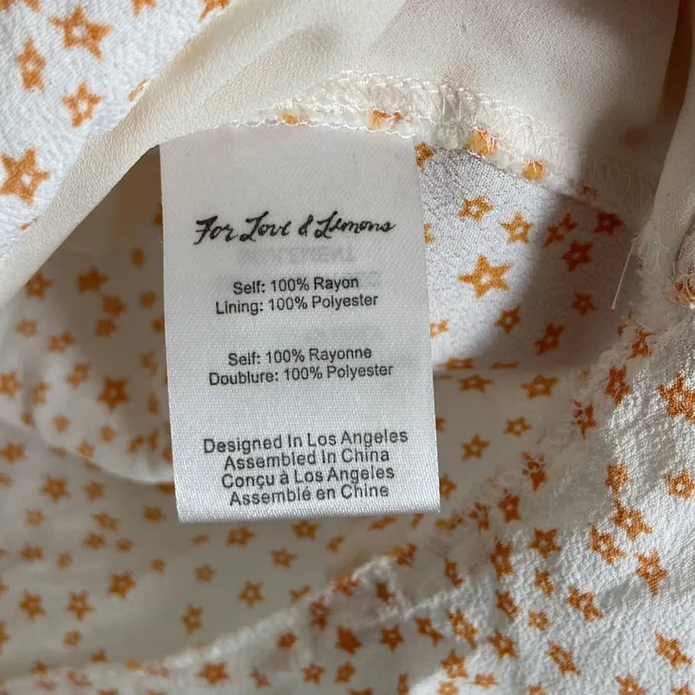 FOR Love & Lemons Aurora Tie Top size small - Image 3