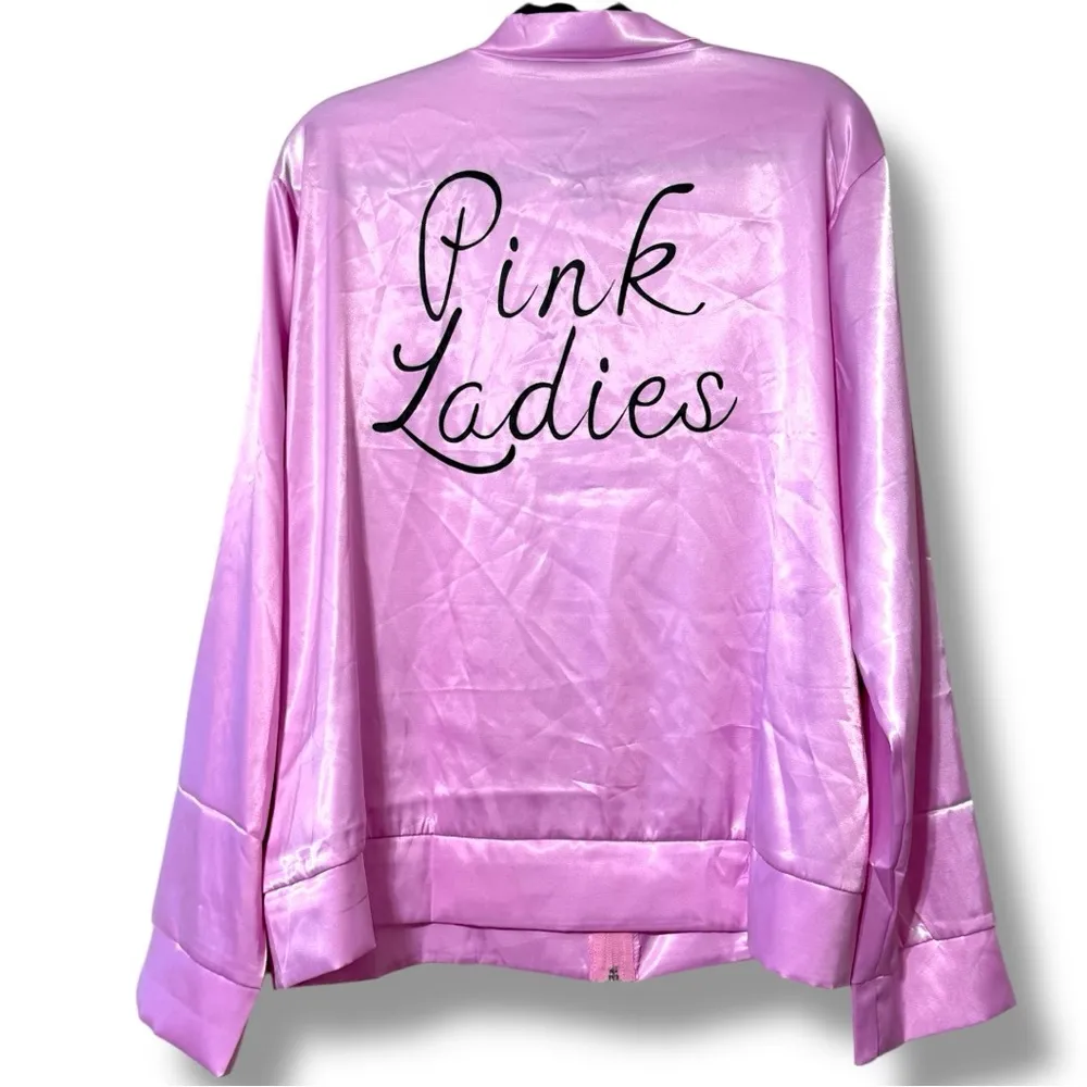 Pink Ladies size 2XL lightweight dress up costume jacket Grease Sandy halloween - Image 10