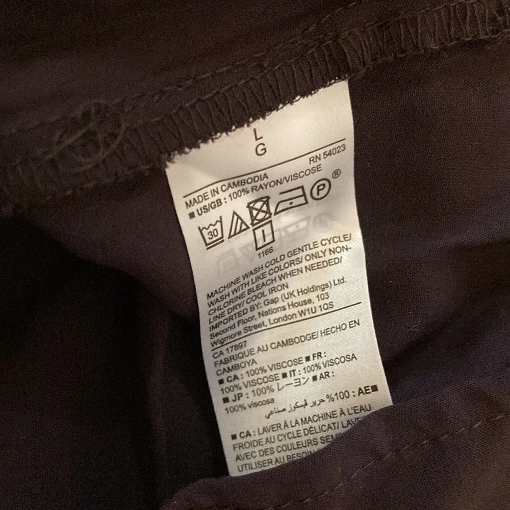 Gap Deep purple wrap dress Size L - Image 3