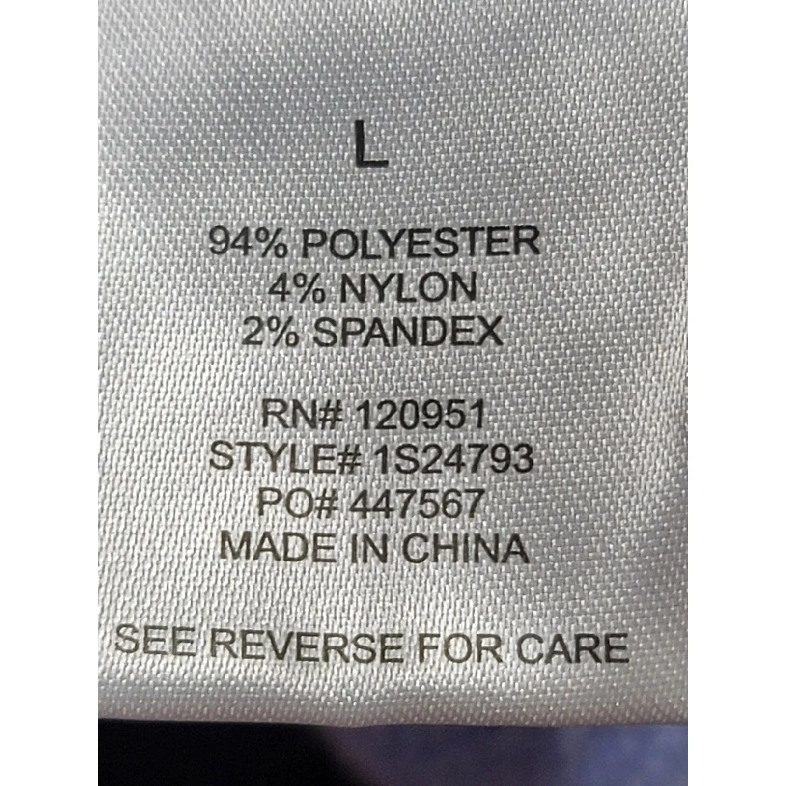 Pink Rose Sweater Women's Large Purple Cutout Mock Neck Long Sleeve Ribbed Knit - Image 8