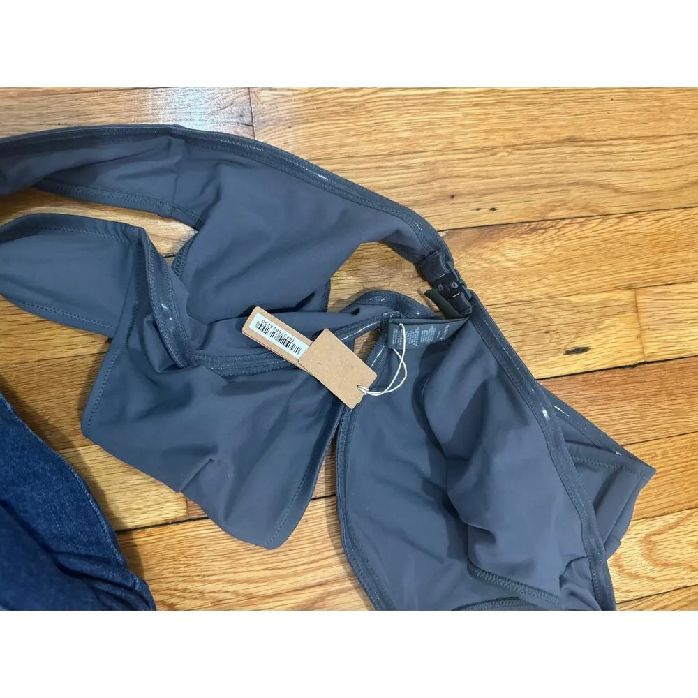 Skims Size 4X SCULPTING SWIM OFF SHOULDER TOP 
BT-PLG-2788 Gunmetal gray NWT - Image 7