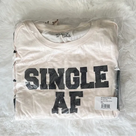 Wildfox  Single AF Pajamas Sets in Dew - Image 2