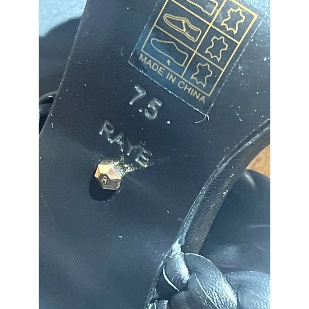 RAYE Jordan High Heels in Black 7.5 New Womens Leather Shoes Sandals - Image 11