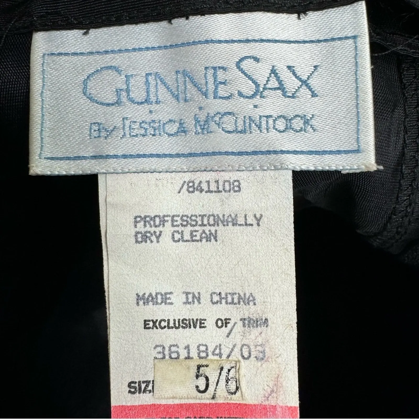 Vintage Y2K Gunne Sax Polka Dot Strapless Floral Dress High Low Rosette - Image 11