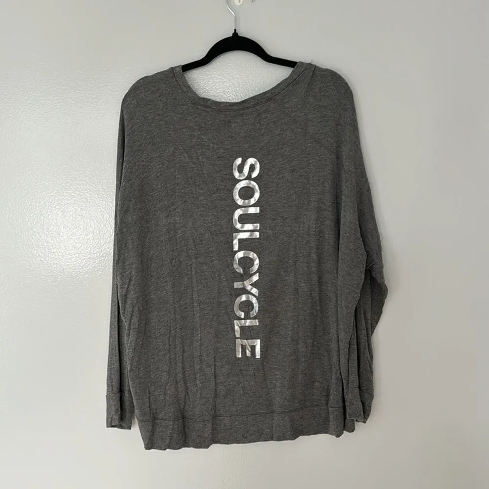Soul Cycle Oversized Women’s Logo Top Gym Workout Training Exercise - Image 6