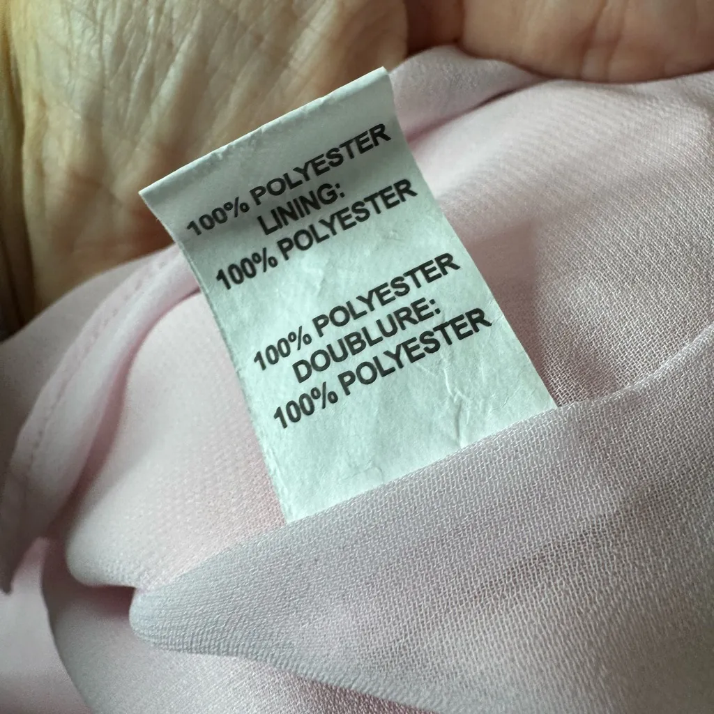 Ramy Brook Alexis Satin Faux Wrap Mini Dress size 2 pink - Image 4