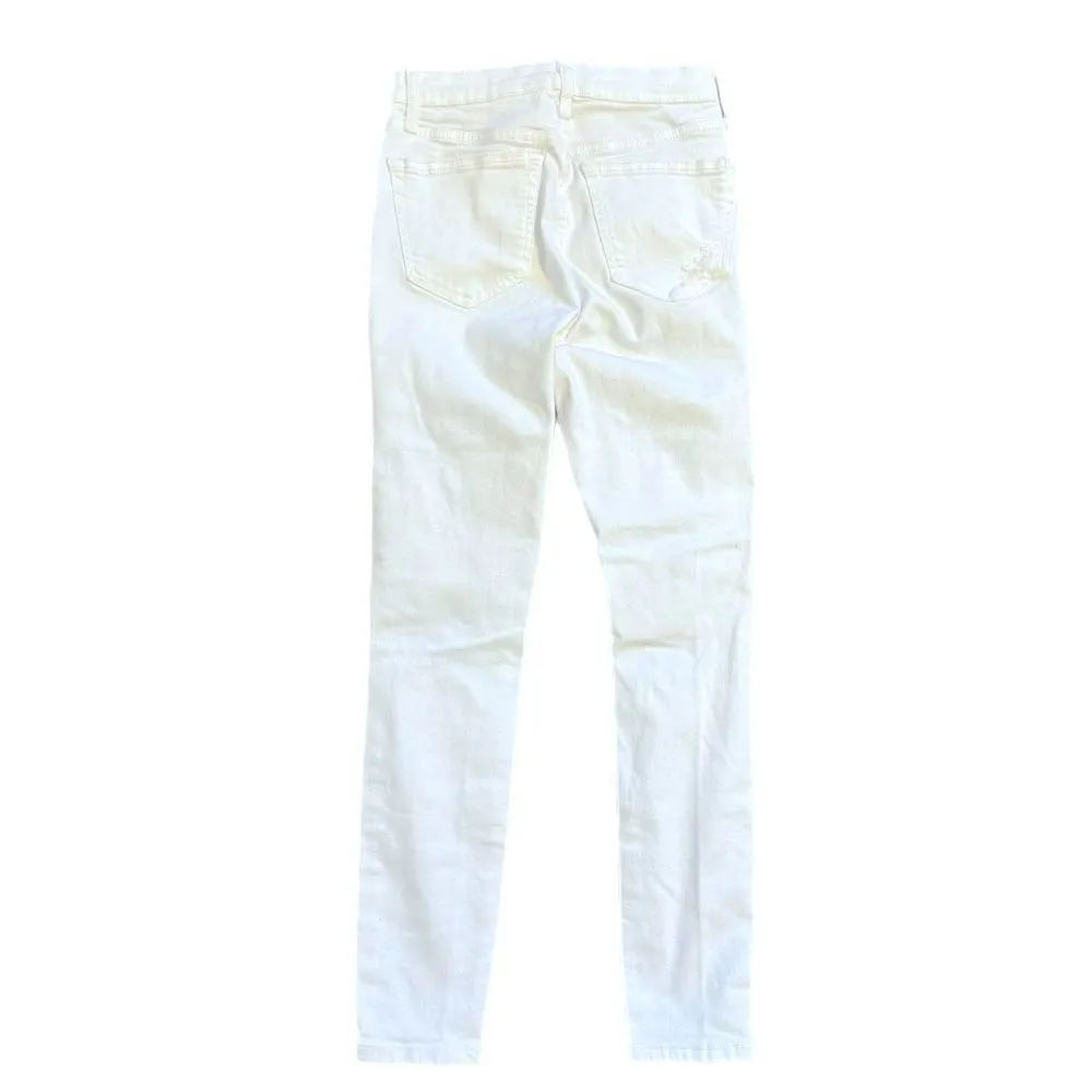 Topshop White Jamie Moto Distressed High-Rise Skinny Jeans

Product Details - Image 8