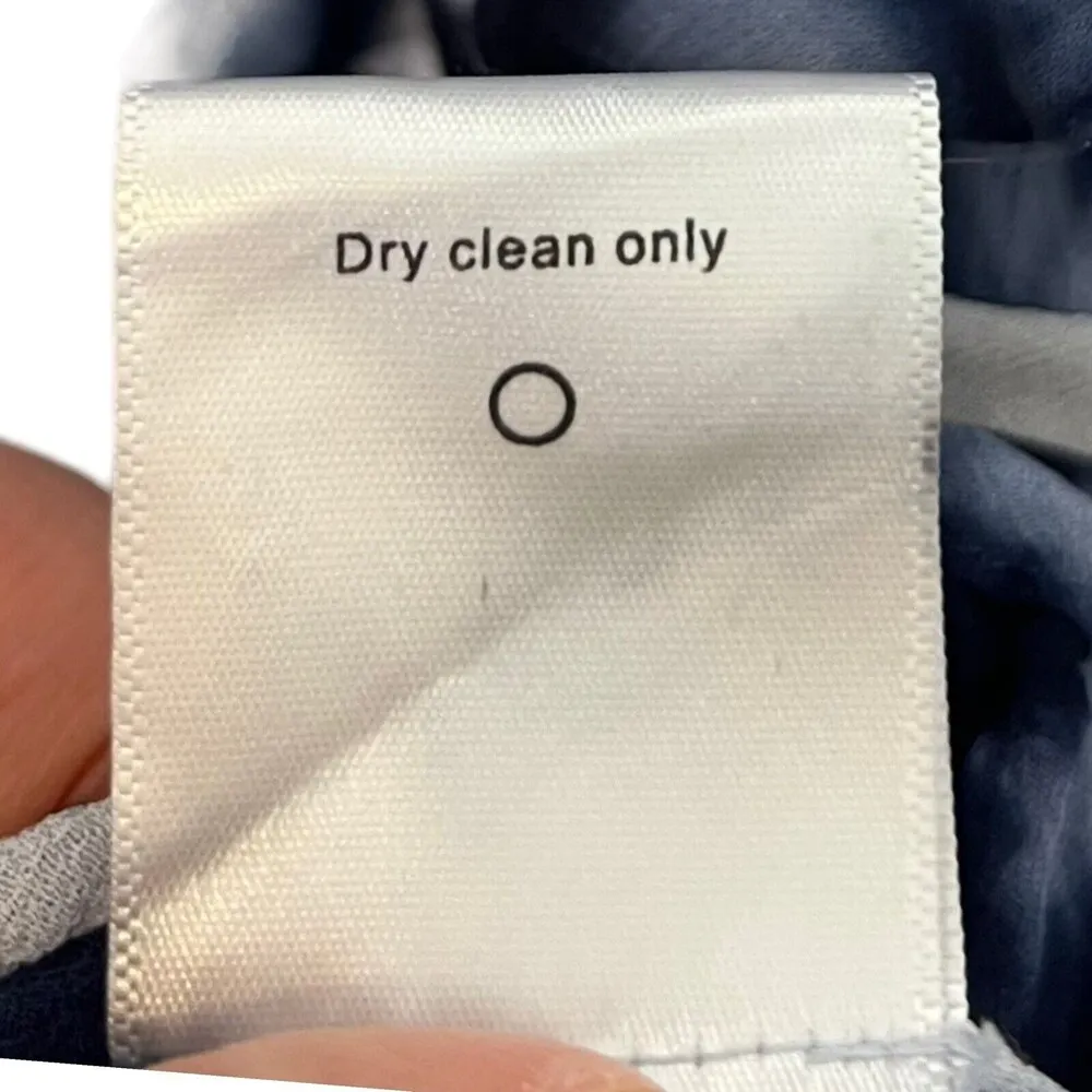 Miaou Vanessa Indigo Tie Dye Dress Women’s Size XS Long Sleeve Asymmetrical Blue - Image 11