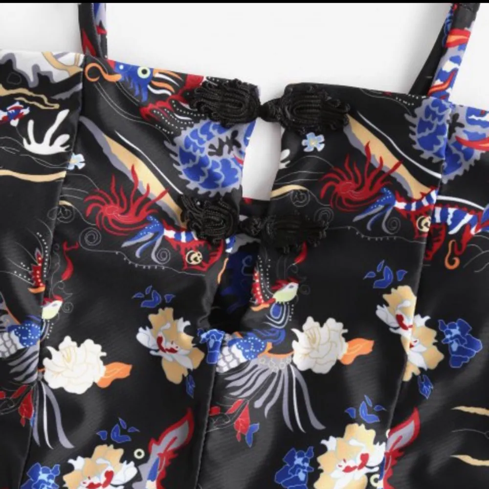 ZAFUL Bikini Set Black Dragon Print-Large - Image 8