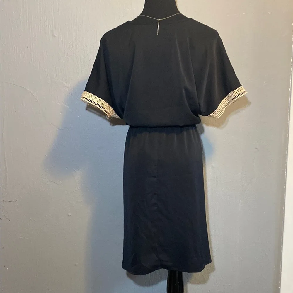 PRETTYGARDEN Women's V Neck Trimmed Summer Flowy Dress with Short Sleeves - Image 7