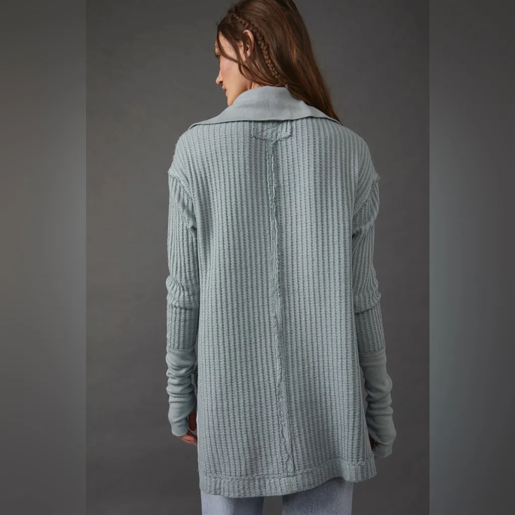 Free People We the Free Roman Waffle Knit Top - Image 4